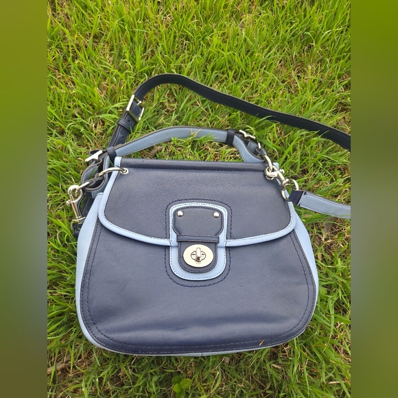 Coach Handbags - Coach
Coach Blue Leather Tassel Crossbody